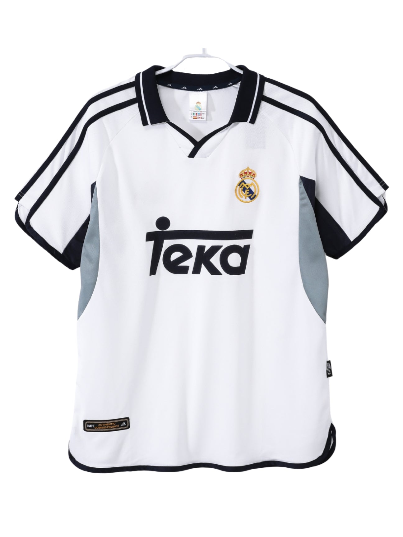 Camiseta de local del Real Madrid - 2000 - 2001