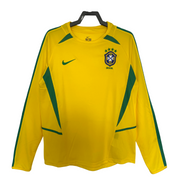 Brazil Long Sleeve Home Shirt - 2002 | 1+1 Free