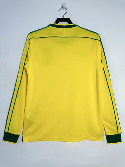 Camiseta de manga larga de la selección de Brasil - 1998