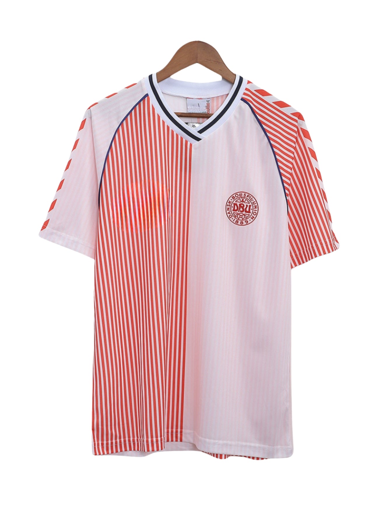 Camiseta de visitante de Dinamarca - 1986