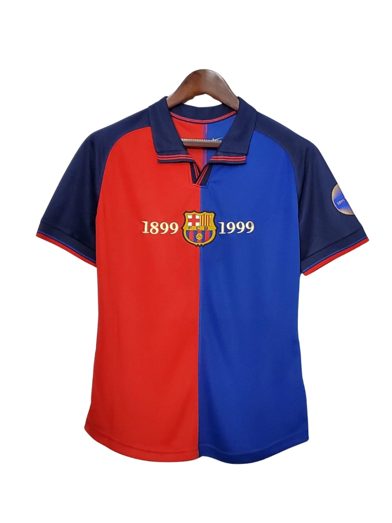Maillot domicile du FC Barcelone - 100 ans - 1998-1999