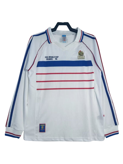 Camiseta de Francia de manga larga visitante - 1998
