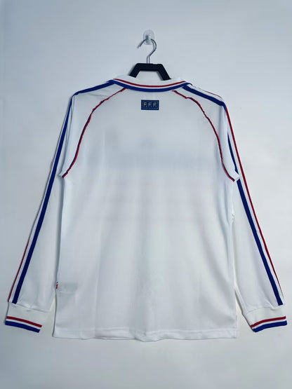 Camiseta de Francia de manga larga visitante - 1998