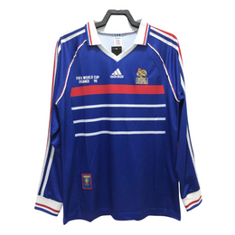 France Long Sleeve Home Shirt - 1998 | 1+1 Free