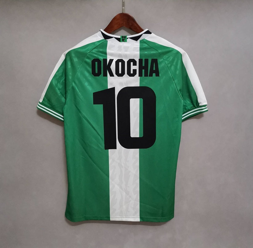 Camiseta de Nigeria para casa - 1996