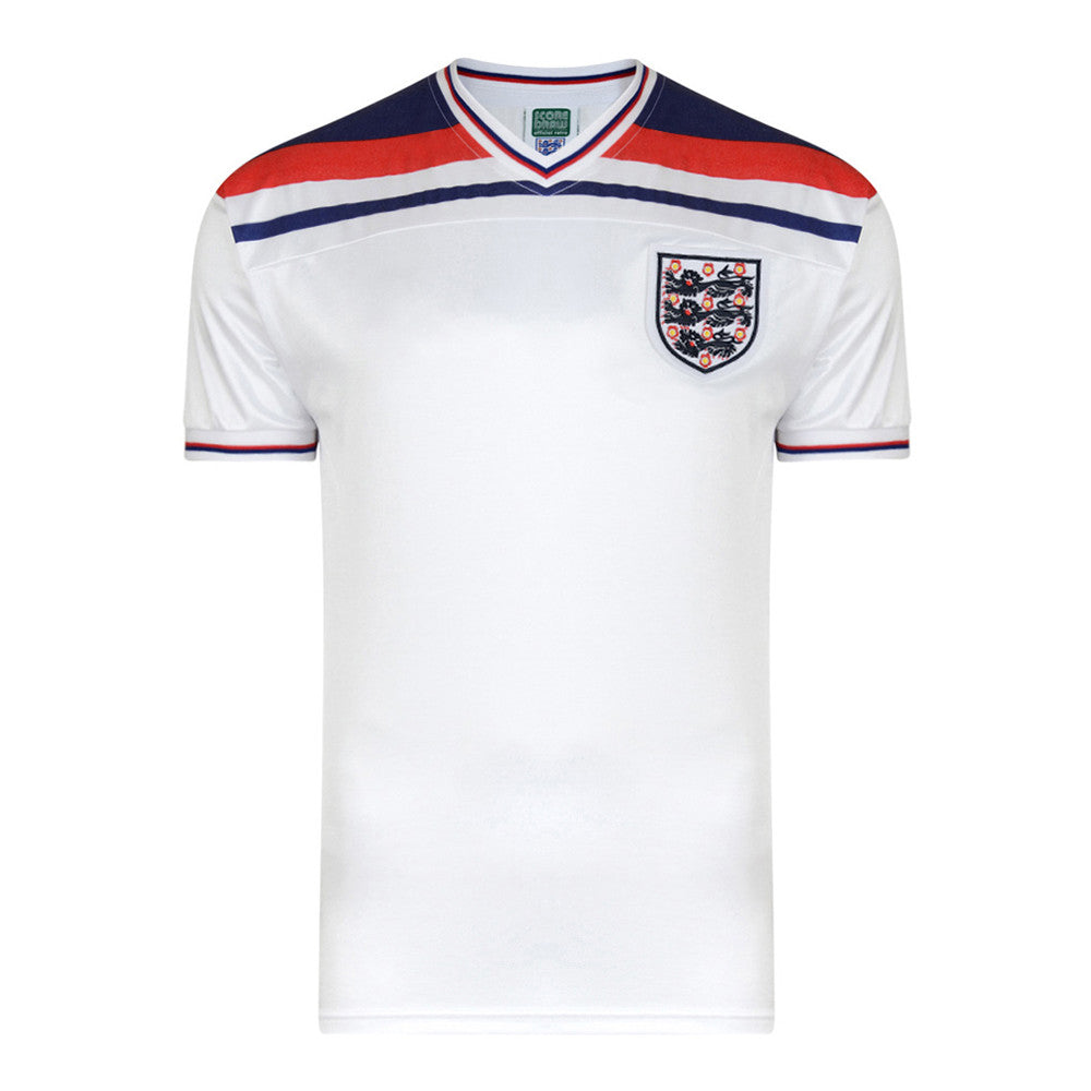 Maillot de football rétro Angleterre – 1982