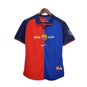 FC Barcelona Home Shirt - 100 Years - 1998-1999 | 1+1 Free