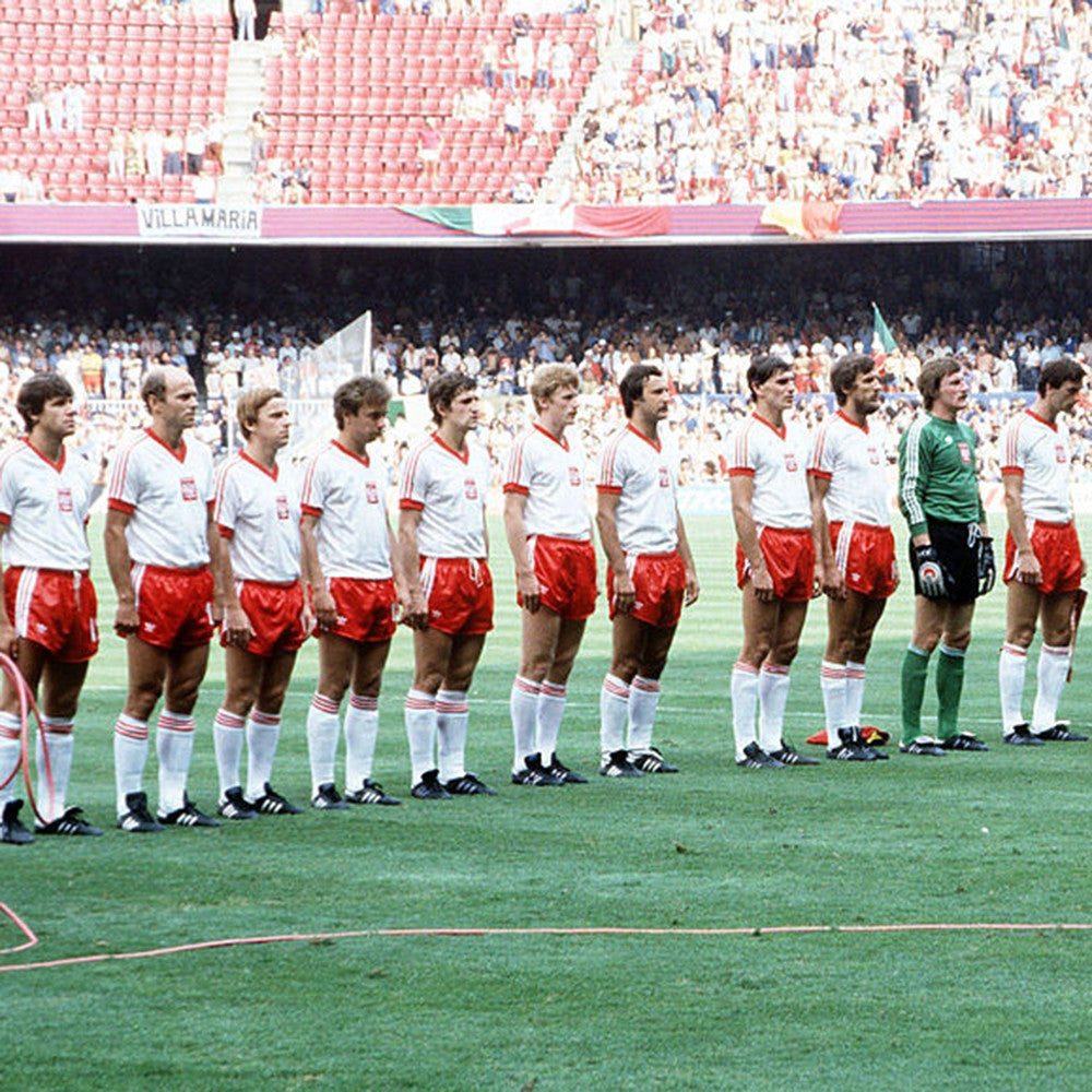 Maillot de football rétro Pologne – 1982
