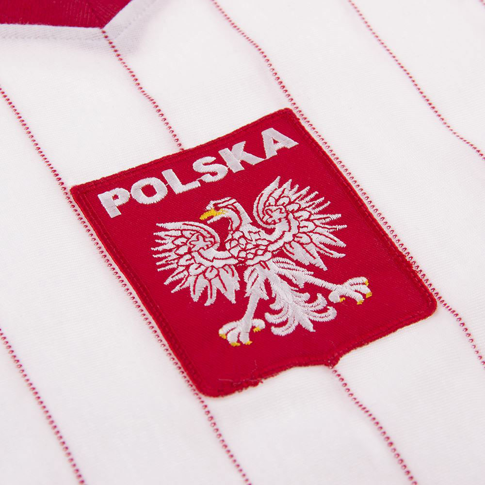Maillot de football rétro Pologne – 1982